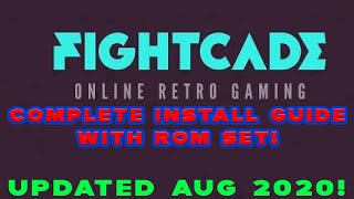 Fightcade 2 AUGUST 2020Complete Install with Rom set [upl. by Hussar]