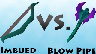 Blowpipe VS MSB Imbued Range Test Old School Runescape [upl. by Llevrac645]