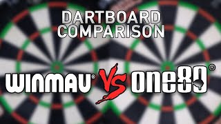 What is the BEST Dartboard  Winmau Blade 5 VS one80 Gladiator 3 [upl. by Nahtiek215]