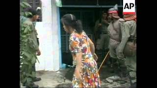 INDONESIA ETHNIC CHINESE BECOME VICTIMS OF ONGOING RIOTING [upl. by Oedama249]