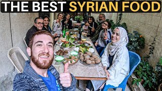 THE BEST SYRIAN FOOD Home Cooked Meal [upl. by Aillil]