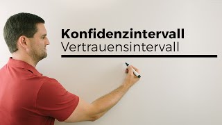 Konfidenzintervall Schätzen Vertrauensintervall Statistik Mathe by Daniel Jung [upl. by Annoirb909]