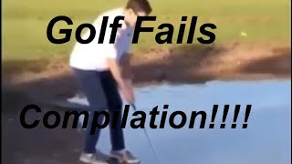 Funny Golf Fails Compilation  golfeRules [upl. by Ostler225]