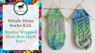 Shadow Wrapped Short Row Sock Heel Part 1 [upl. by Theda]