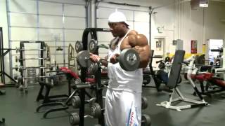 Phil Heath Arm Workout amp Tips [upl. by Llenaej298]