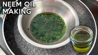 How to make Neem Oil at Home  Benefits of Neem Oil  Neem Oil Recipe [upl. by Nairoc]