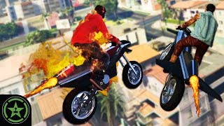 Lets Play GTA V  Rocket Bikes [upl. by Lynea766]