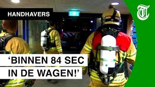 Snelste brandweer van NL in actie  HANDHAVERS 01 [upl. by Oiuqise]