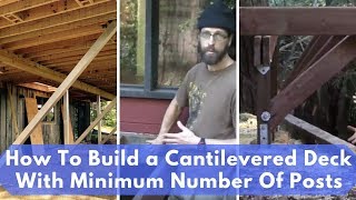 Trick to build an EXTRA Cantilevered Deck [upl. by Zerat821]