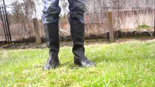 East German NVA leather jack boots [upl. by Hamann141]