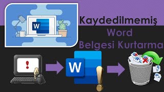 Kaydedilmemiş Bir Word Belgesi Nasıl Kurtarılır [upl. by Nonez823]