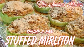 STUFFED MIRLITONS WITH SHRIMP AND HAM  A NEW ORLEANS STYLE RECIPE [upl. by Ayhdiv]