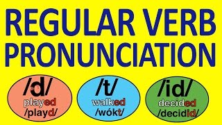 REGULAR VERBS PRONUNCIATION 23 06 2013 [upl. by Nurav]