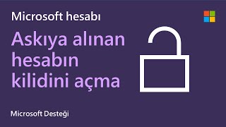 Askıya alınmış bir Microsoft hesabının kilidi nasıl açılır  Microsoft [upl. by Pavia161]