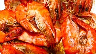 How to Cook Buttered Shrimp Recipe  English [upl. by Carvey]