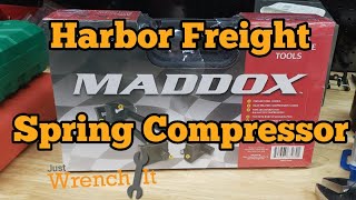 Maddox spring compressors from Harbor Freight [upl. by Ainafets996]