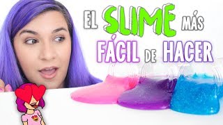 SLIME SIN PEGAMENTO SUUUPER FÁCIL [upl. by Yasmine207]