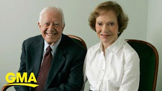 Jimmy and Rosalynn Carter discuss their extraordinary 75year marriage  GMA [upl. by Tara]