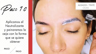 Especial tinte de cejas paso a paso tutorial – Thuya Professional [upl. by Caves]