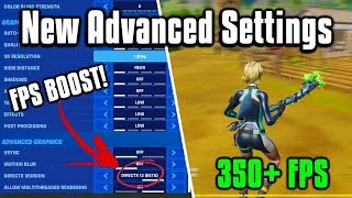 All NEW Fortnite Chapter 2 Settings  DirectX 12 Console Motion Blur amp More [upl. by Bashuk829]