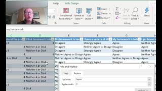 Coding Likert type scales in Excel [upl. by Gnart]