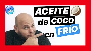 CÓMO HACER ACEITE DE COCO 🥥 En frío PRENSADO [upl. by Netsirt]