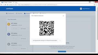 Coinbase  How to Find your Bitcoin wallet address [upl. by Eliathas297]