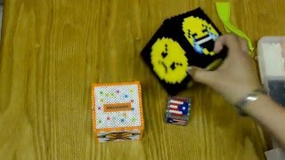 Perler BeadHama Bead Coin Box [upl. by Hillell]