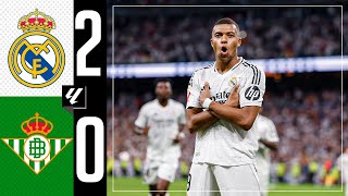 HIGHLIGHTS  Real Madrid 20 Real Betis  LaLiga 202425 [upl. by Kylah]