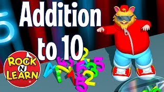 Learn to Add up to 10  Addition Rap [upl. by Noslrac]