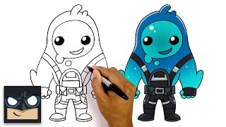 How to Draw RIPPLEY  NEW Fortnite Season 11 Skin [upl. by Jaclin]