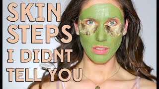 SKIN PEELS MASKS amp SKINCARE I DIDNT TELL YOU ABOUT  MY BONUS SKINCARE ROUTINE [upl. by Sierra]