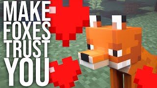 How To Tame Foxes in Survival Minecraft [upl. by Aehr]