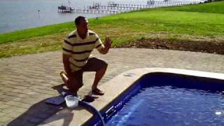 How to vacuum an Inground Pool Video [upl. by Asilenna]