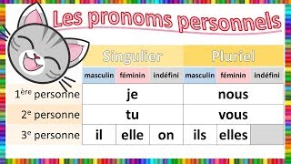 Les pronoms personnels [upl. by Rashida746]