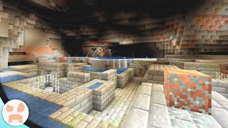 EXPLORING NEW MINECRAFT CAVES IN SURVIVAL [upl. by Aleekat]