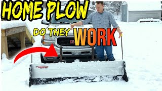 SNOWSPORT HD Plow Review BEST WINTER INVESTMENT [upl. by Akoyn]