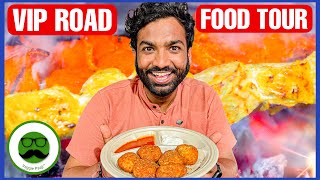 Zirakpur VIP Road Street Food Tour  Pizza Momos Chaap amp More  Veggie Paaji [upl. by Elias]