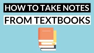 How to Take Notes from a Textbook Effectively  5 Steps Note Taking Method [upl. by Orpheus]