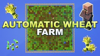 Minecraft  Automatic Wheat Farm  Auto Weizen Farm  Tutorial 113 [upl. by Reemas]