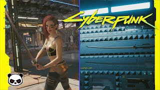 Satori Katana Iconic Weapon Location Cyberpunk 2077 [upl. by Nemzaj153]