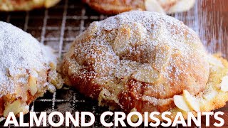 How To Make Tasty Almond Croissants French Bakery Style [upl. by Waddington]