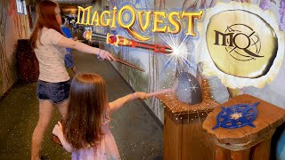 Magiquest Gameplay at Great Wolf Lodge  WeeeFamFun [upl. by Ziguard]