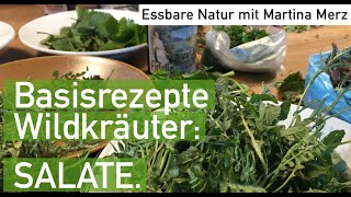 Basisrezepte für Wildkräuter Salate [upl. by Dumanian94]