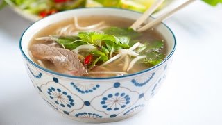 Vietnamese Pho Recipe Homemade Broth [upl. by Aubrie]