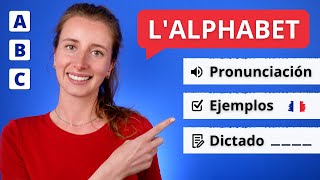 El Abecedario  El Alfabeto Francés Y Su Pronunciación 🇫🇷 Ejemplos  Dictado [upl. by Mccully936]