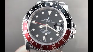 Rolex GMTMaster II quotCokequot Bezel 16710 Rolex Watch Review [upl. by Semadar781]