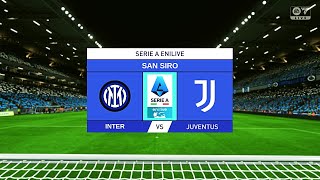 Inter Vs Juventus  Serie A 202425  FC25  PS5 [upl. by Ahsiuqat]