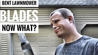 How to fix bent lawnmower blades [upl. by Oler]