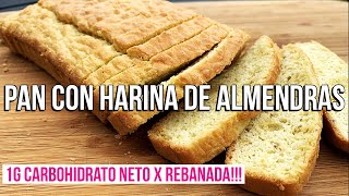 PAN CON HARINA DE ALMENDRAS PAN KETO DIETA KETO [upl. by Ssilb]